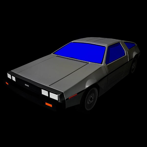 Delorean 3D Model, modeled by Pablo Models with Autodesk Maya