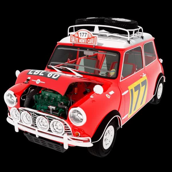 Mini Morris Cooper Montecarlo 3D Model by Pablo Models
